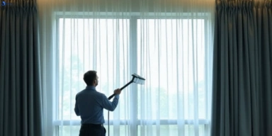 Commercial curtain steam cleaning service elwood-vic hotels offices
