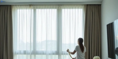 Delicate sheer drape cleaning elwood-vic Matty Curtain Cleaning